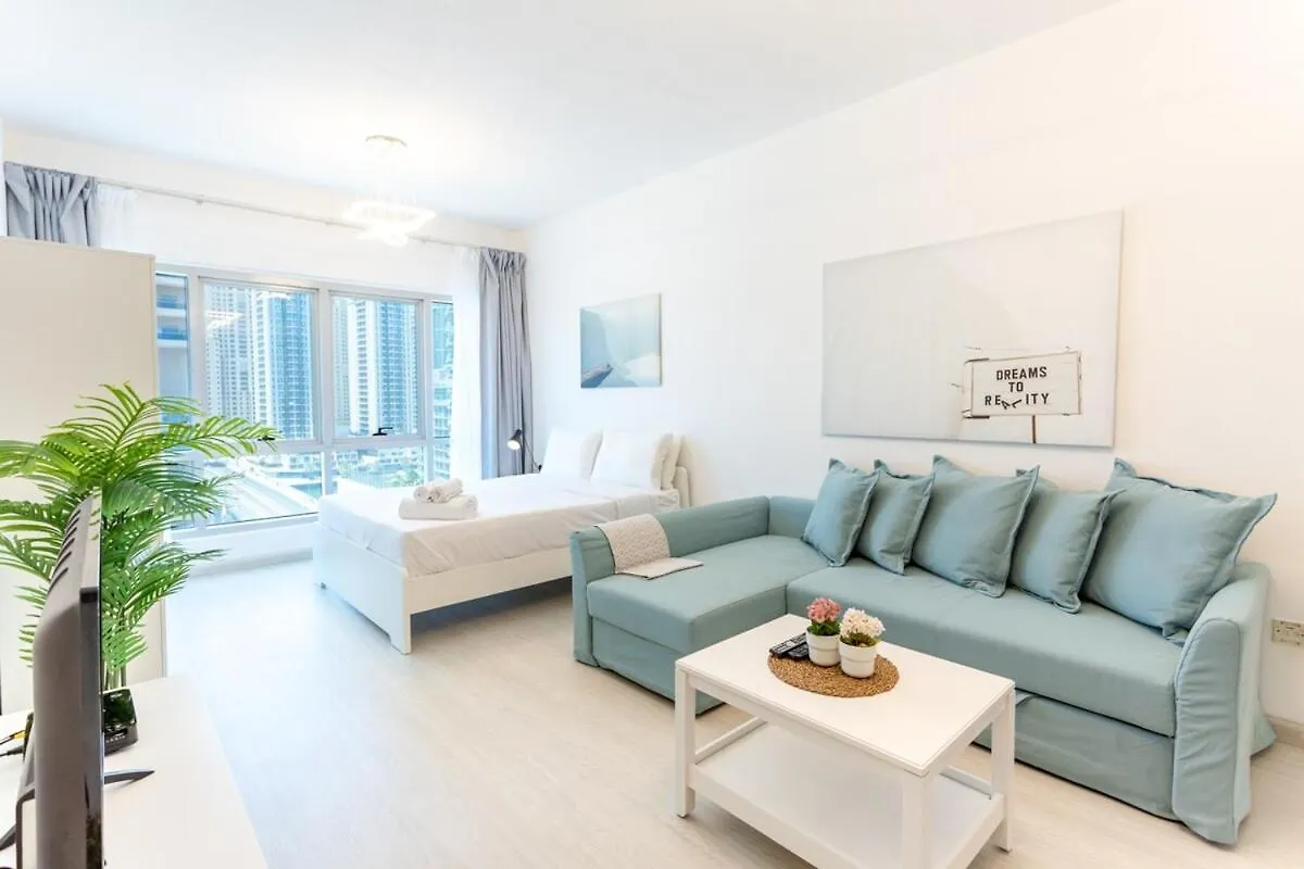 Apartment Upgraded L Stunning Studio In Dubai Marina Sleeps 4 United Arab Emirates
